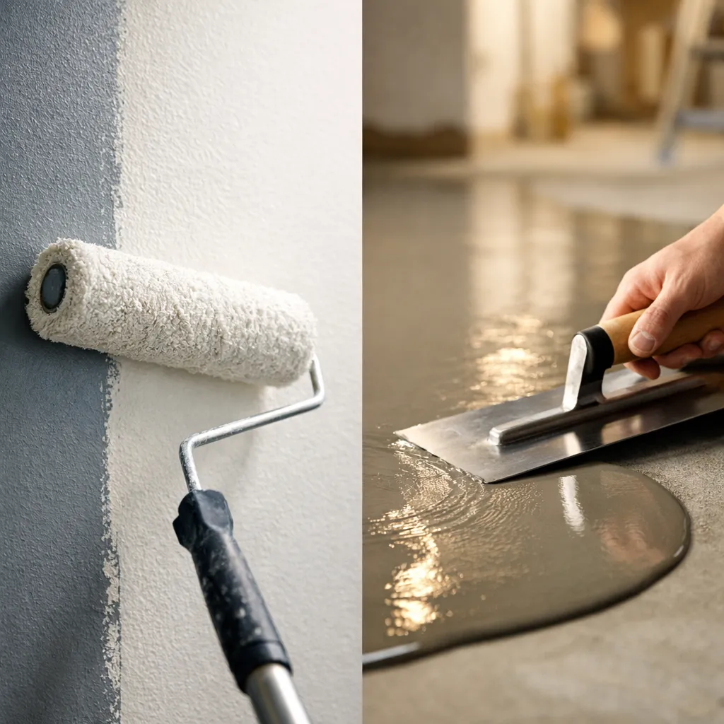 Peinture et revêtements sols et murs par GL HABITAT